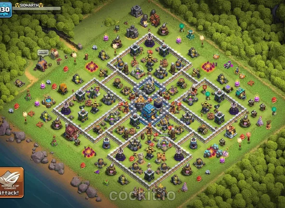 TH12 Trophy Base
