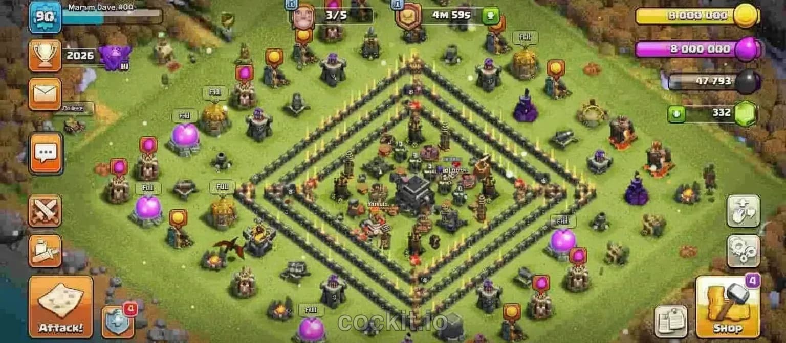 TH9 War Base