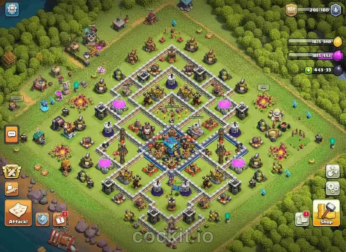 TH12 Trophy Base