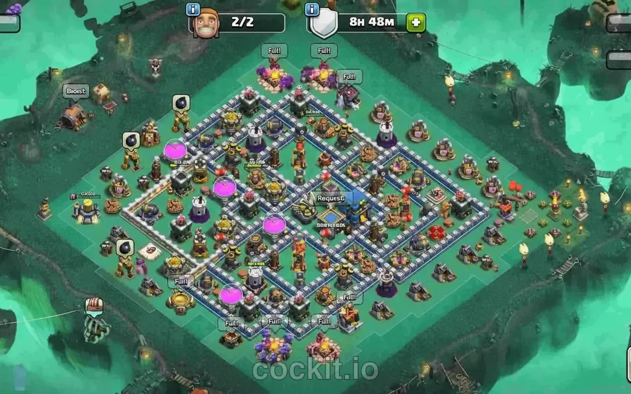 TH12 Trophy Base